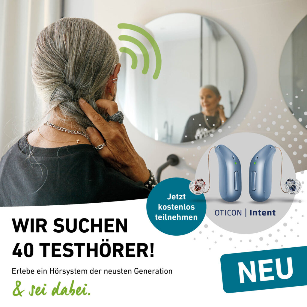 oticon intent testhörer aktion